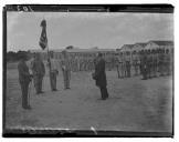 Juramento de bandeira no Regimento de Artilharia 1.