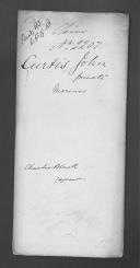 Processo sobre o requerimento do soldado John Curtis, do Regimento de Granadeiros Britânicos, que serviu na Brigada da Marinha do Exército Libertador.