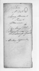 Processo de requerimento de Eliza Dacey, viúva do soldado Michael Dacey que serviu na Marinha, de compensação financeira. 