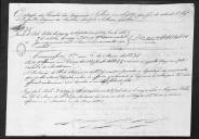 Processo da liquidação das contas do capitão Isidore le Roy que serviu no 1º Regimento de Infantaria Ligeira da Rainha.
