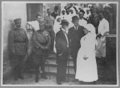 Visita de Bernardino Machado à Escola D. Amélia.