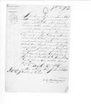 Correspondência do conde de Barbacena Francisco e de outras entidades para o conde de São Lourenço sobre execução de ordens para mandar entregar uma plancheta, que se encontrava nas obras militares, ao Real Arquivo Militar de modo a se poder levantar a planta dos quartéis da Corte.