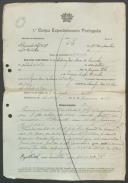 António José Nunes de Carvalho - Soldado - 11ª Comp. 3º Bat. Reg. Inf. nº17