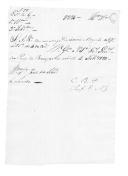 Avisos (minuta) do conde de Barbacena Francisco, chefe do Estado Maior General, para João da Silveira de Lacerda, acusando a receção de ofícios