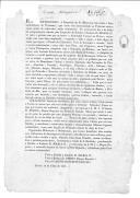 Proclamação (cópia) em que é anunciada a aniquilação da Esquadra Miguelista pela Esquadra Institucional.