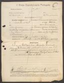 Inácio Fernando Moreira - Soldado - Regimento de Infantaria nº 11
