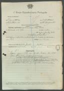 Flaviano Vaz Velho - Soldado - 12ª. Compª. Regimento de Infantaria nº. 4