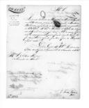 Correspondência de João José Fragoso para António Tomás de Almeida da Silva e marquês de Santa Iria sobre praças do 1º Regimento de Fuzileiros Britânicos.