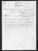 Processo da liquidação das contas do capitão João Pedro Remy  que serviu no 1º Regimento de Infantaria Ligeira da Rainha.