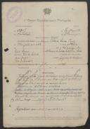 Luis Rebelo de Sousa Reis - 2º Sargento - Regimento de Infantaria nº 18
