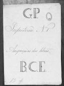 Processos sobre cédulas de crédito do pagamento das praças do Regimento de Infantaria 1, durante a Guerra Peninsular (letras B, C e E).