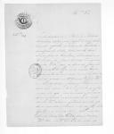 Carta de Joaquim Bento Pereira, comandante do Batalhão de Caçadores 1, para o administrador do concelho de Montemor-o-Novo pedindo-lhe colaboração na captura de 5 indivíduos suspeitos de serem "salteadores".