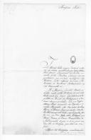 Ofício de felicitações de Domingos Bernardeno Veloso de Macedo para o infante D. Miguel sobre a heróica resolução do dia 27 de Maio de 1823.