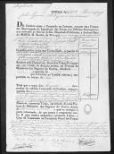Processo da liquidação das contas do capitão Tadeschi que serviu no 1º Regimento de Infantaria Ligeira da Rainha.