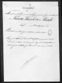 Processo da liquidação das contas do tenente Theodore Ateide Auzon, que serviu no 1º Regimento de Infantaria Ligeira da Rainha.