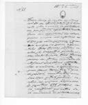 Ofício de João da Mata Chapuzet para o marquês de Santa Iria sobre presos, aquartelamento, vencimentos, armamento e alimentação.