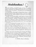 Proclamação de D. Pedro IV aos soldados, incentivando-os a lutar contra o Exército do Usurpador nos Açores.