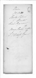 Processo do requerimento de Mary Hurley, mãe do soldado Patrick Hurley, do Regimento de Irlandeses ao serviço do Exército Libertador.