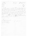 Aviso (minuta) do Estado Maior General para Agostinho Luís da Fonseca sobre Ricardo António Barreto de Matos, soldado do Regimento de Milícias de Viana.