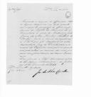 Correspondência de Bento Pereira do Carmo, perfeito da província da Estremadura, para Agostinho José Freire dando informações sobre um soldado do Regimento de Lanceiros que serve de canal para a correspondência dos rebeldes e o académico Júlio Gomes da Silva Sanches Machado da Rocha não poder ser despachado juíz de direito da comarca da Figueira.
