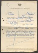 Manuel Gonçalves Charneca - Soldado - 11ª. Compª. Regimento de Infantaria nº. 4