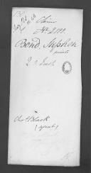 Processo do requerimento de Stephen Bond do Regimento Provisional de Irlandeses.