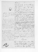 Correspondência (confidencial) do conde do Bonfim, secretário de Estado dos Negócios da Guerra, para o comandante da 3ª Divisão Militar sobre oficiais implicados na rebelião de 11 de Agosto de 1840, entre outros assuntos.