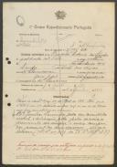 Bernardo António dos Santos  - Soldado - Regimento de Infantaria nº17