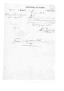 Processo sobre o requerimento do 1º sargento Francisco de Sousa Pinto, do Batalhão de Caçadores 3.