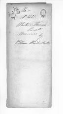 Processo sobre o requerimento de William White, irmão de Thomas White, marinheiro do navio Dona Maria da Esquadra Libertadora.