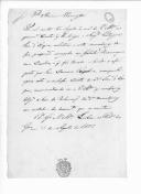 Ofício (minuta) de D. Miguel Pereira Forjaz, secretário de Estado dos Negócios da Guerra, para Stanner Warrington, sobre a carta de José de Espie, negociante português, solicitando as deligências necessárias a fim de reclamar as mercadorias carregadas na galeota dinamarquesa "Carolina". 