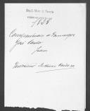 Correspondência de Domingos José Cardoso para Veríssimo António Cardoso, inspector de Cavalaria e conde de Sampaio António sobre relações de rações para solípedes, inspecções,  barão de Vila Franca, marquês de Olhão e conde de Soure. 