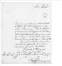 Ofício do tenente-coronel Hugh Owen, do Regimento de Cavalaria 6, para o tenente-general conde de Sampaio, inspector geral de Cavalaria, sobre a licença do clarim do Regimento de Cavalaria 8.