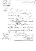 Carta do duque de Wellington, para  D. Miguel Pereira Forjaz, ministro e secretário de Estado dos Negócios da Guerra, comunicando que desertaram da praça de Almeida 135 milicianos do Regimento da Guarda.