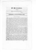 Carta sem remetente para António Feliciano Teles Aparício remetendo impresso que faz a apologia da Carta Constitucional, D. Maria II, aclamação na ilha das Flores e restauração na ilha Graciosa.