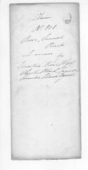 Processo do requerimento de Ernestine Rowe, viúva, em nome do seu marido soldado Sammuel Rowe, do Regimento de Lanceiros da Rainha.