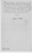 Decreto assinado pelo conde do Bonfim, secretário de Estado dos Negócios da Guerra, sobre recrutamento.