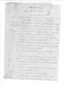 Registo de correspondência relativa à liquidação das contas com o Batalhão de Atiradores Belgas, comandado pelo coronel Lecharlier.