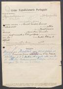 Manuel Francisco Lourenço - Soldado - Regimento de Infantaria nº2