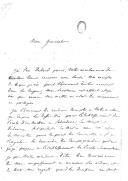 Correspondência do marquês de Bailly, brigadeiro e ajudante general Charles Gaspar Elizabeth Joseph, para o tenente-general João de Ordaz e Queirós, inspector da Arma de Cavalaria, sobre o estabelecimentode uma escola de instrução em Salvaterra.