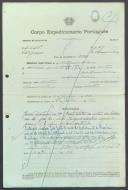 Franciso Ribeiro - Soldado - C.A.L.P.