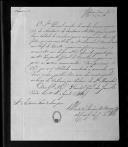 Correspondência do conde da Lousã, ajudante de campo do governador das Armas da Corte e Estremadura, para o conde de Sampaio sobre um paisano que se encontra preso no Depósito da Luz.