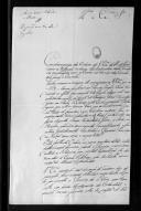 Correspondência de Manuel Ferreira Tavares Salvador para D. Miguel Pereira Forjaz, ministro e secretário de Estado dos Negócios da Guerra, remetendo uma relação dos carros e carretas da Vila de Alcácer do Sal que se acham no serviço das conduções para o Exército.