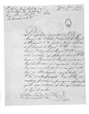 Ofício de Vicente António de Oliveira para D. Miguel Pereira Forjaz, ministro e secretário de Estado dos Negócios da Guerra, sobre vencimentos.