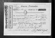 Processos sobre cédulas de crédito do pagamento dos oficiais e praças, do Regimento de Cavalaria 4, durante o período da Guerra Peninsular.