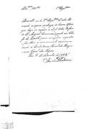 Correspondência trocada entre o conde de Subserra e Joaquim Bernardino de Sena relativa ao regresso da Divisão dos Voluntários Reais d'El-Rei e os trâmites a seguir, em conformidade com as ordens régias.
