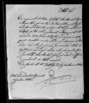 Correspondência de Manuel de Brito Mouzinho para o comandante do Regimento de Infantaria 3 sobre licenças concedidas a praças julgadas incapazes do real serviço.