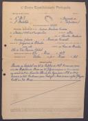 António Machado Cardoso - Soldado - R.I.1