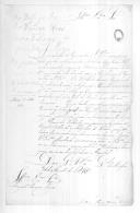 Ofício de António Maria Osório Cabral, comandante do Regimento de Milícias de Mafra, para D. Miguel Pereira Forjaz, ministro da Guerra, sobre vencimentos e saúde.