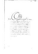 "Organização e arranjo do cordão da fronteira, estabelecido pelo coronel D. José Cárcome Lobo no mês de Outubro do ano de 1804 na ocasião do contágio que desgraçadamente houve nos domínios de Sua Majestade Católica, encarregando o general do mesmo cordão ao seu livre arbítrio em todos os ramos".